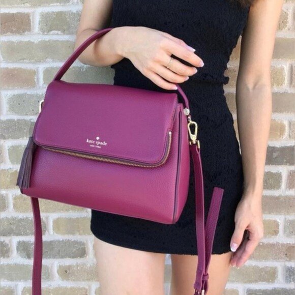 KATE SPADE Chester Street Miri Black Leather Crossbody / Shoulder Bag - Picture 10 of 10